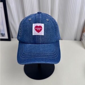 Carhartt WIP Denim Hat with Heart Logo